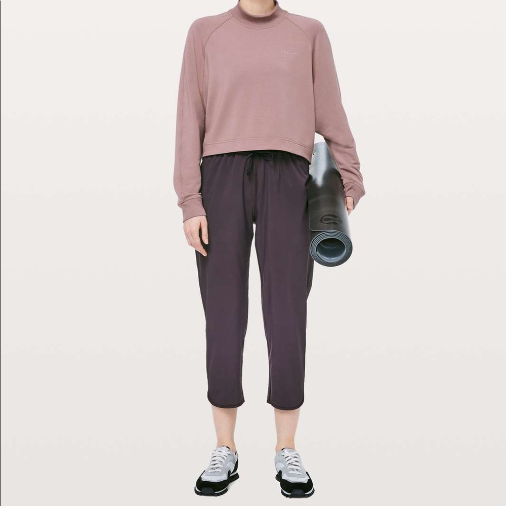 Lululemon Keep It Classic Crop 23" - Plum Shadow